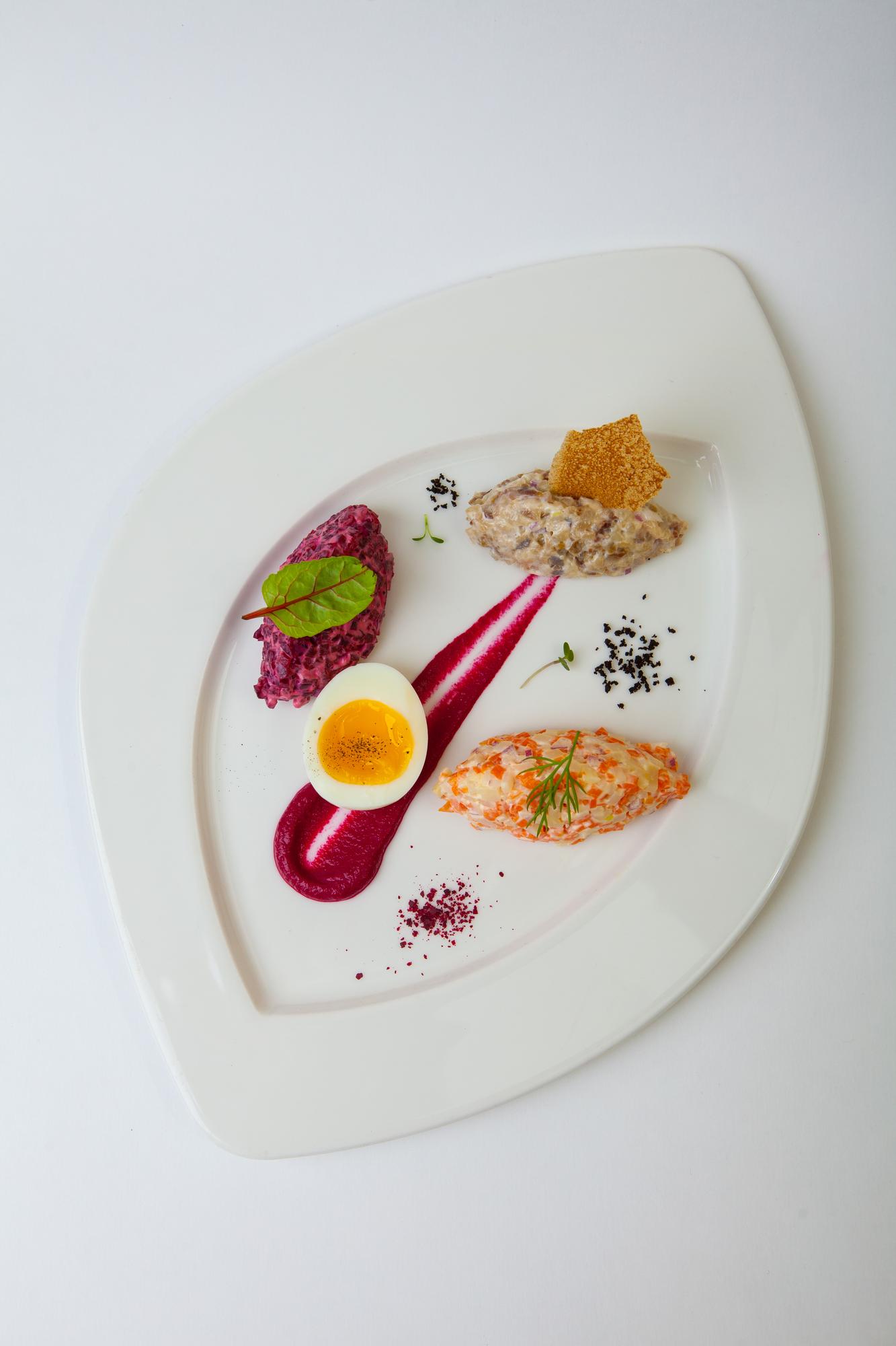 Plated dish prepared during workshop